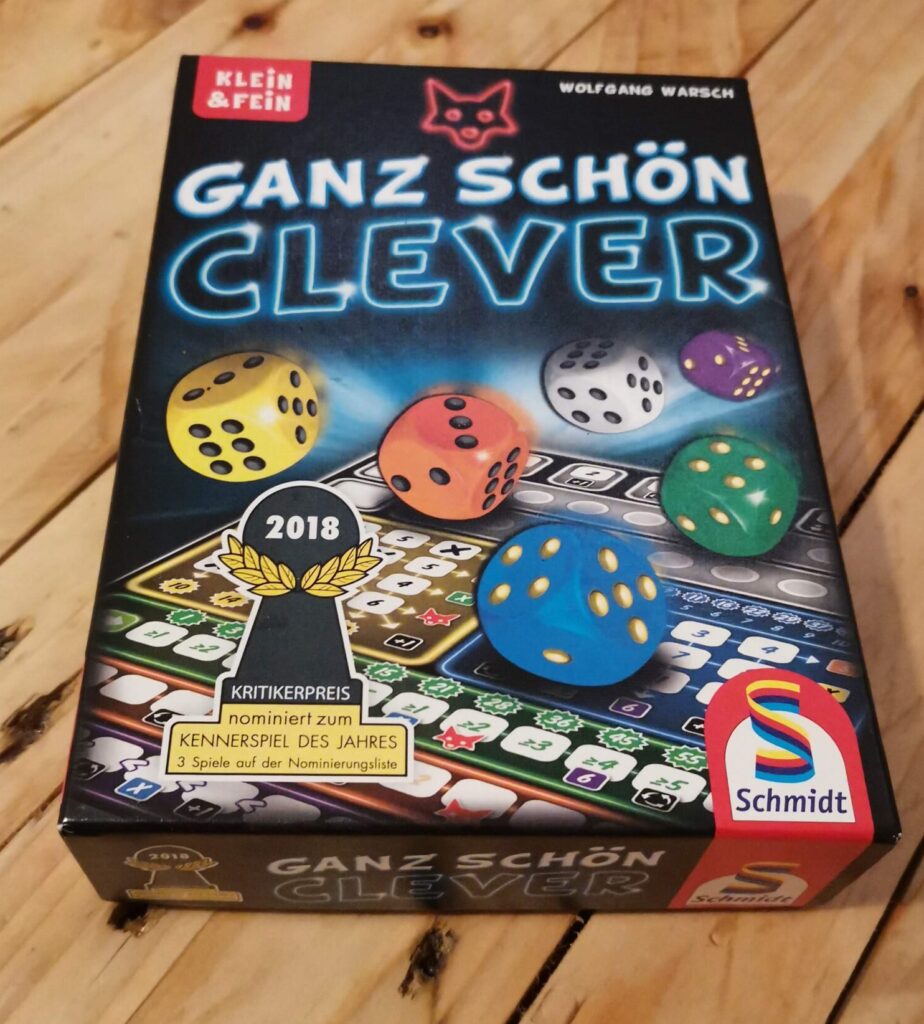 the box for ganz schon clever