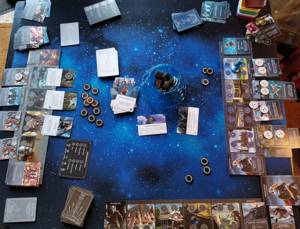 a game filling the table