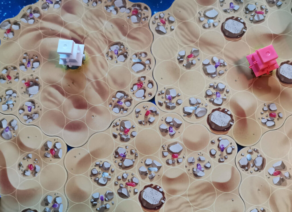 desert tiles at the start of the game