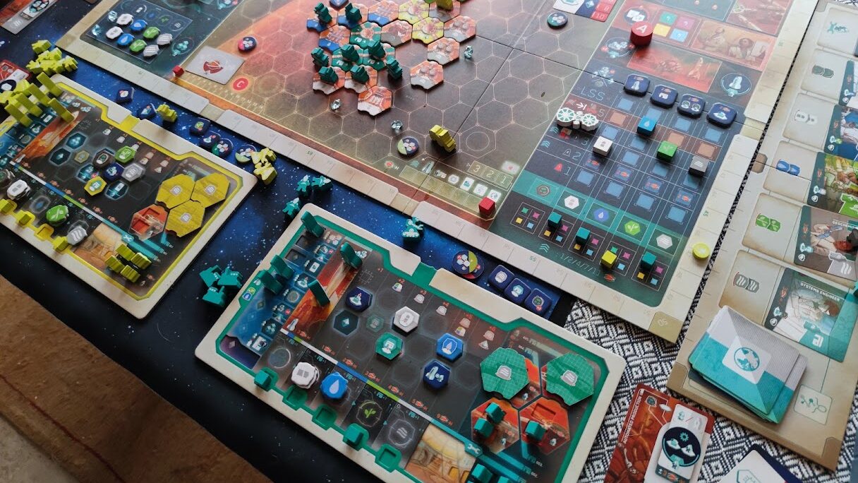 on mars board game