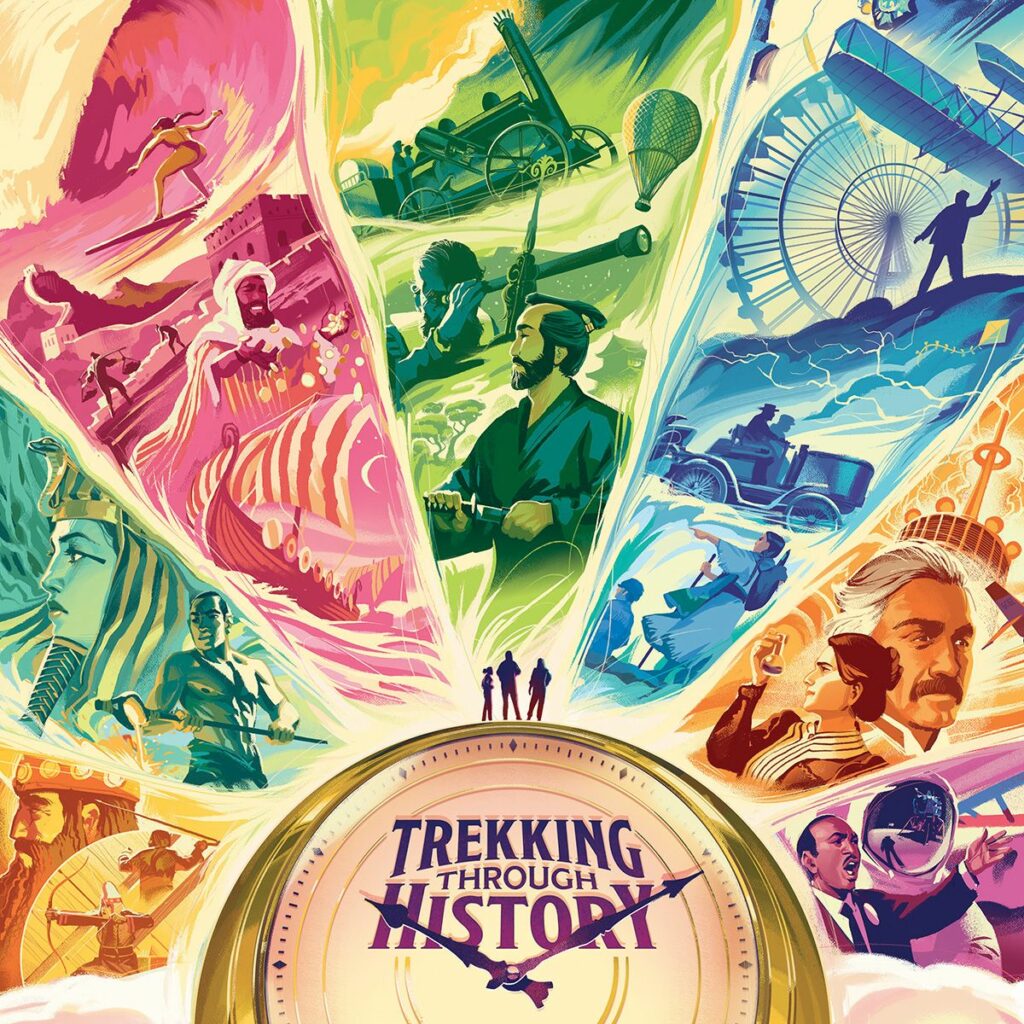 trekking through history  box art