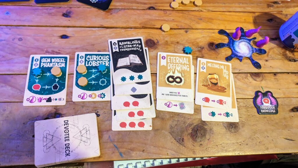 cosmoctopus cards on the table