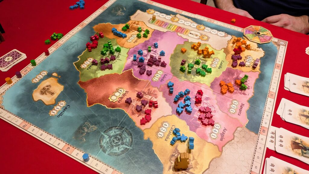 an overhead shot of el grande in play